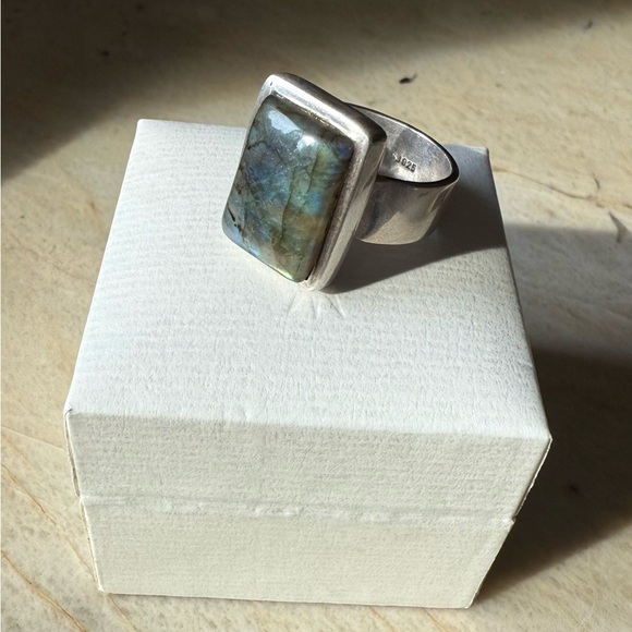 Labradorite Silver (925) Ring - Size 7.5 - Picture 2 of 9